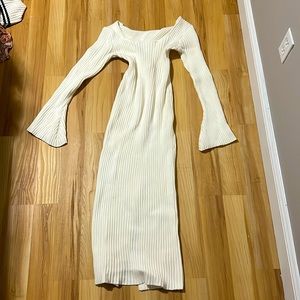 12th tribe knit maxi sweater dress